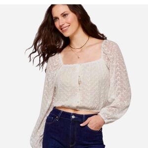 Chic Cream Blouse for Women